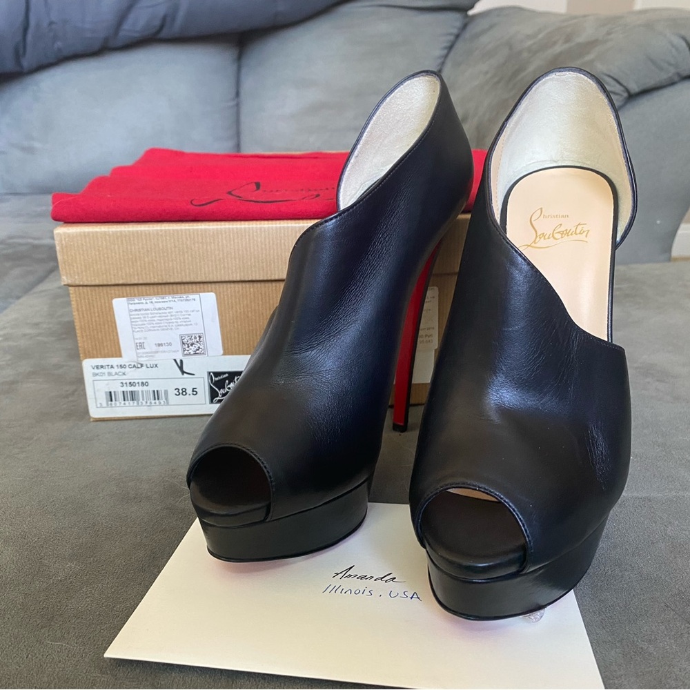 Christian Louboutin Verita 150 Calf Lux Size 38.5
